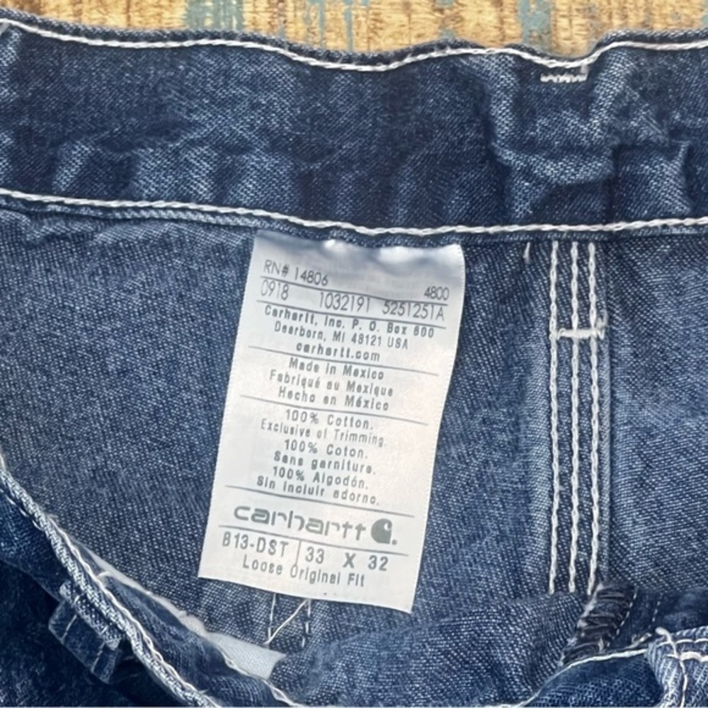 Unisex Vintage‎ Carhartt Loose original Carpenter Jeans - Picture 3 of 6